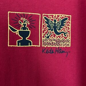 ✨Like new✨ Keith Haring Crew Neck Short Sleeve Tee